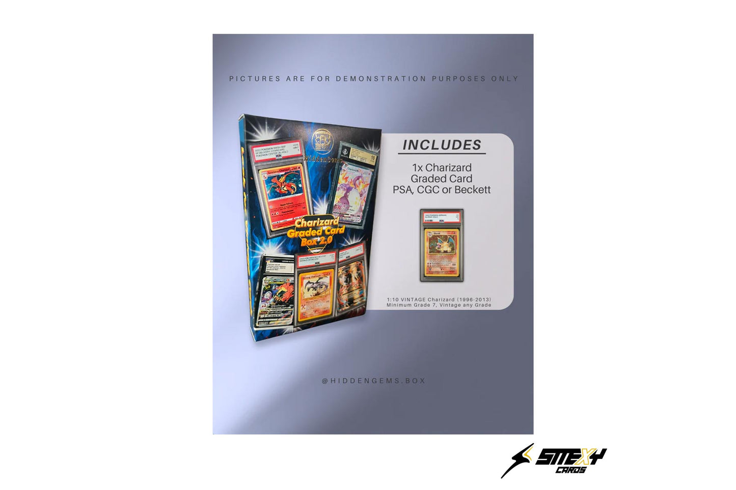 Hidden Gems Pokémon Graded Charizard Box 2.0 - Mystery
