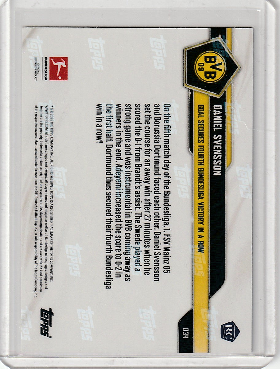 TOPPS NOW - Daniel Svensson FIRST RC CARD 1/5