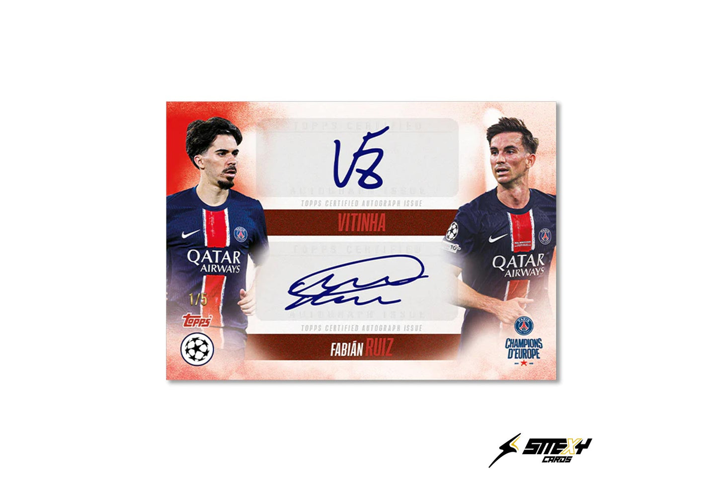 10 BOXEN - PICK YOUR PLAYER - 2025 TOPPS PARIS SAINT-GERMAIN: CHAMPIONS d'EUROPE #1
