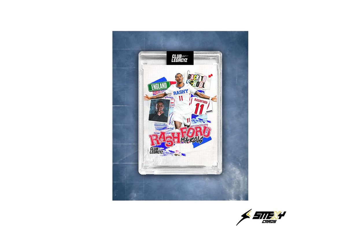 DISPLAY - Club Legacyz Icons 5th Edition Back to School Football Cards