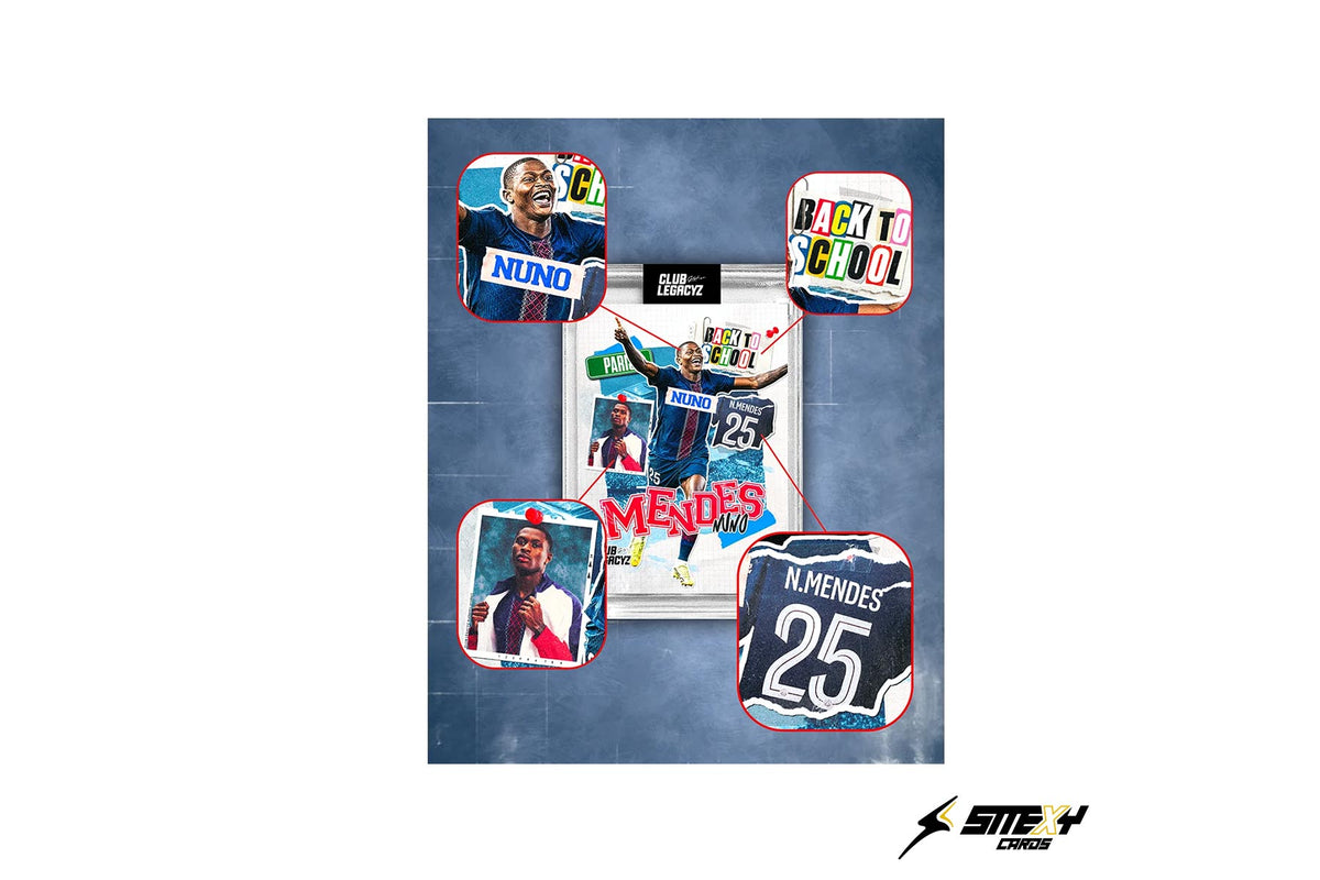 DISPLAY - Club Legacyz Icons 5th Edition Back to School Football Cards