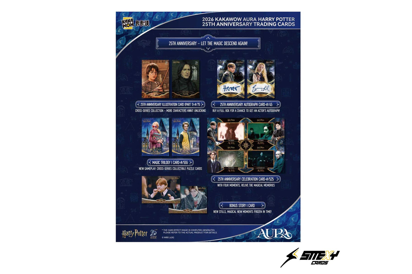 2026 Kakawow Aura Harry Potter 25th Anniversary Hobby Box
