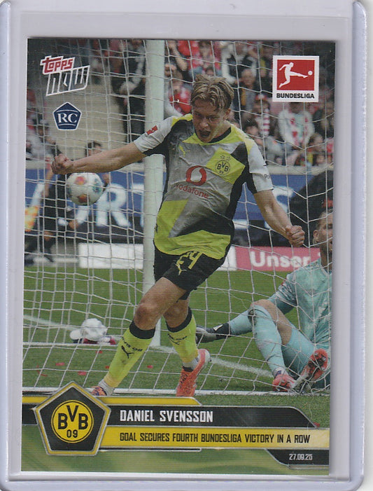 TOPPS NOW - Daniel Svensson FIRST RC CARD BASE