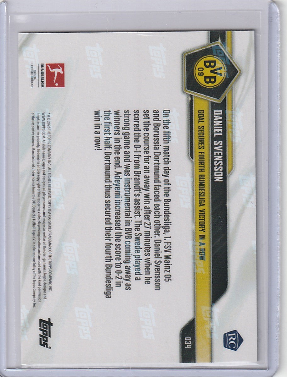 TOPPS NOW - Daniel Svensson FIRST RC CARD BASE