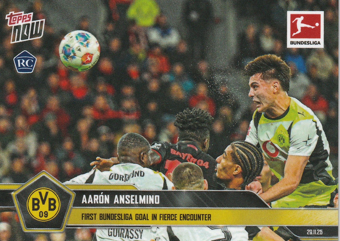 TOPPS NOW - Anselmino RC  - 1. Bundesliga Tor