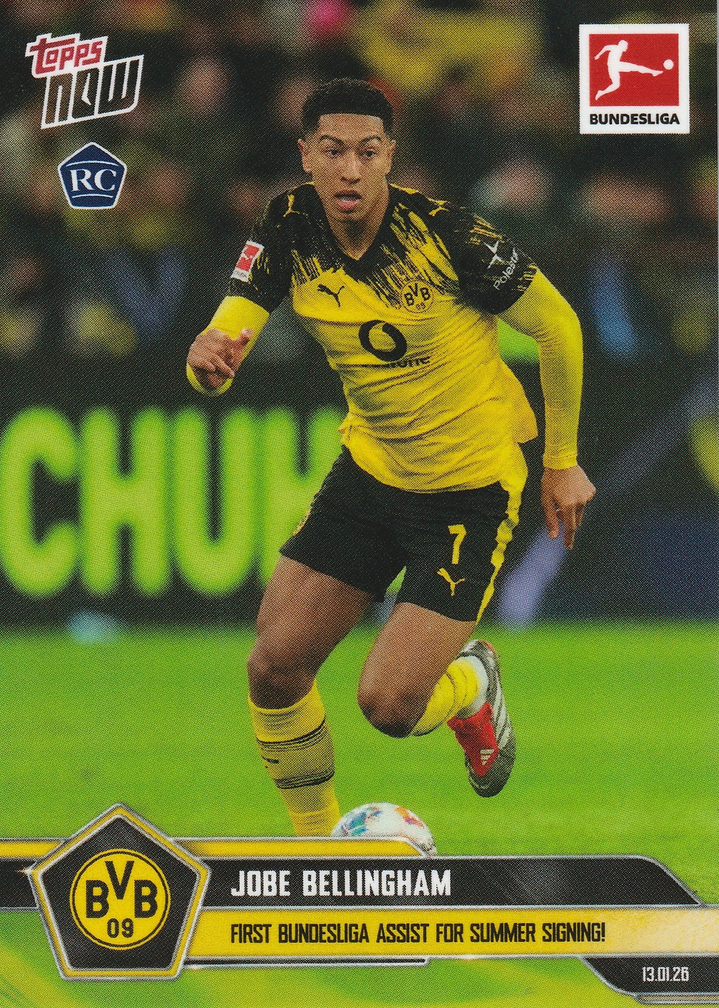 TOPPS NOW - Jobe Bellingham RC  - 1. Bundesliga Vorlage