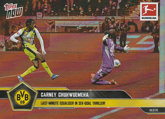 /5 TOPPS NOW - Chukwueka   - Last Minute Bundesliga Tor