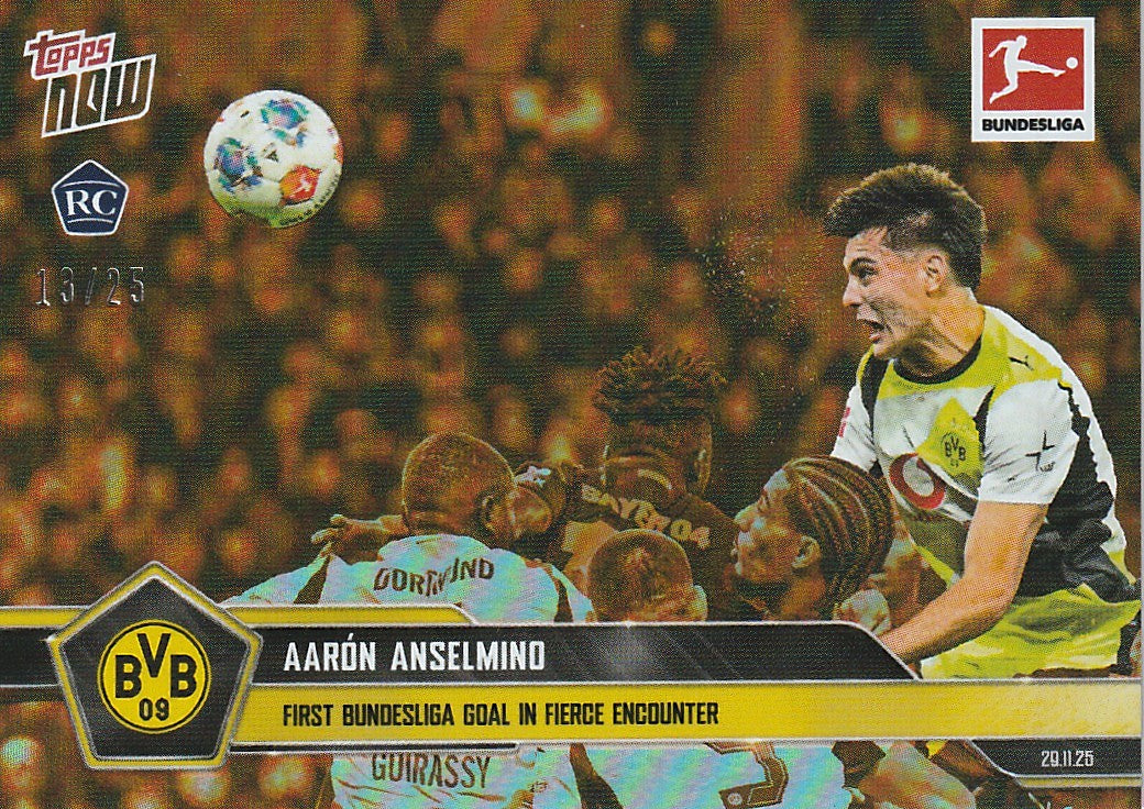 /25 TOPPS NOW - Anselmino RC  - 1. Bundesliga Tor