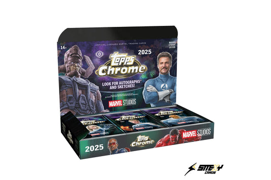 2025 Topps Marvel Studios Chrome® - Hobby Box