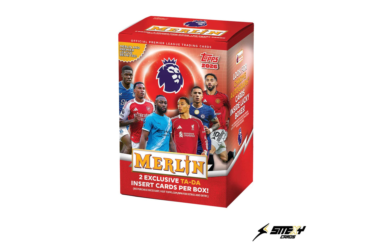 BUNDLE 2026 TOPPS MERLIN PREMIER LEAGUE Blaster Box + UCC HANGER