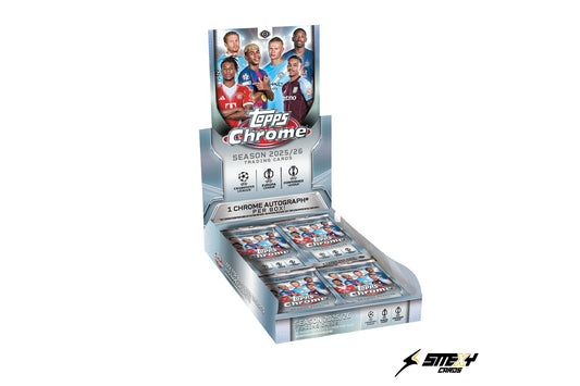 2025-26 Topps Chrome UEFA Club Competitions - Hobby Box