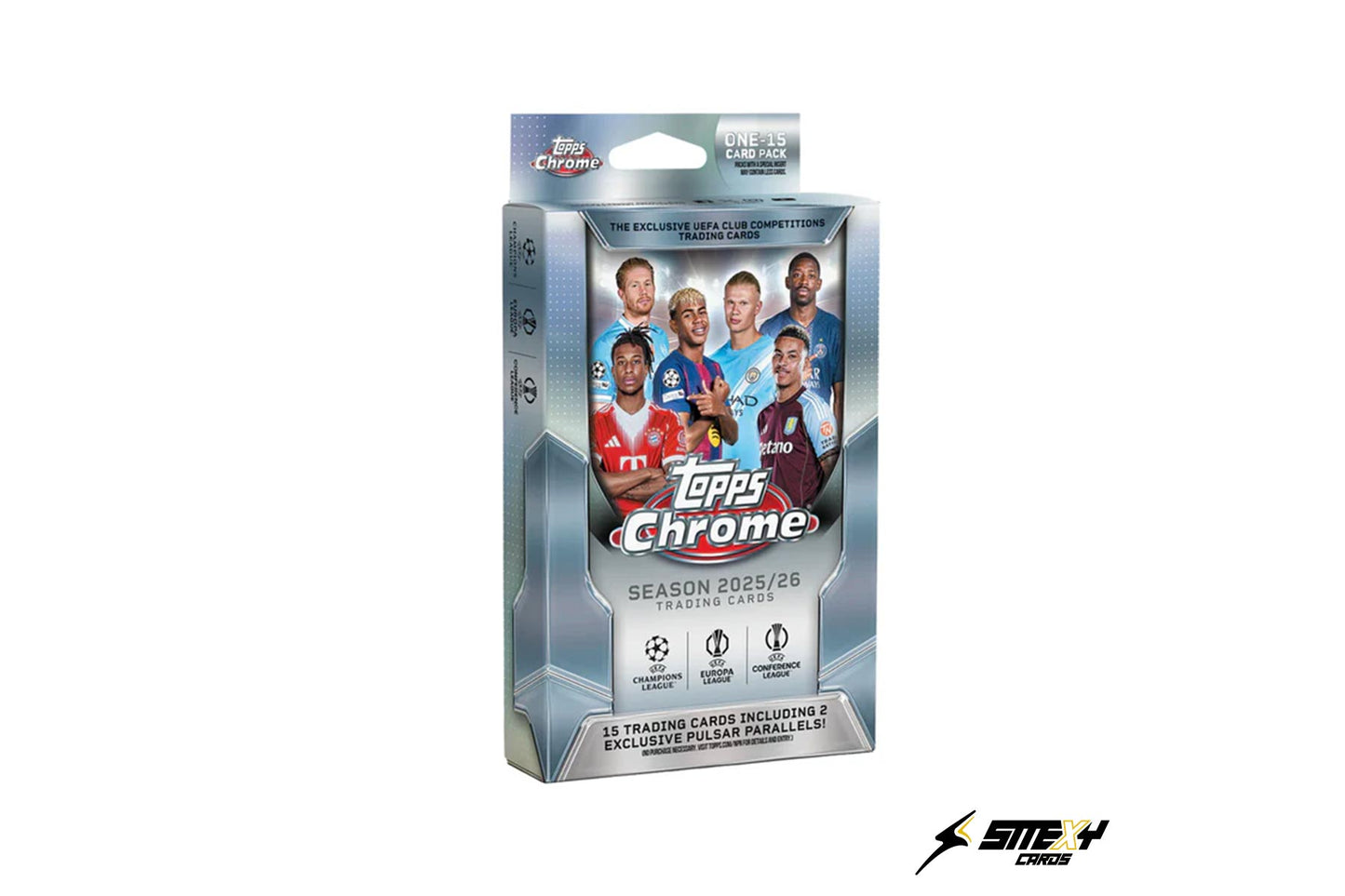 2025-26 Topps Chrome UEFA Club Competitions - Hanger Box
