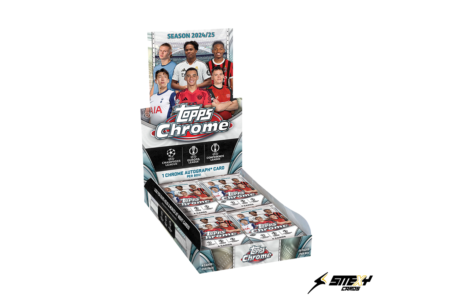 2024-25 Topps Chrome UEFA Club Competitions - 12 BOXEN CASE BREAK #2